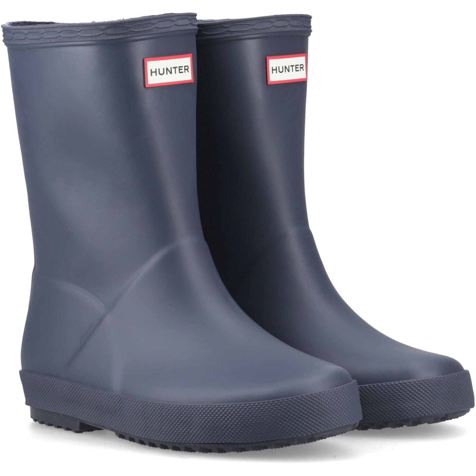Hunter Kids First (Matte) Rubber Kid's Navy Standard Wellington Boots