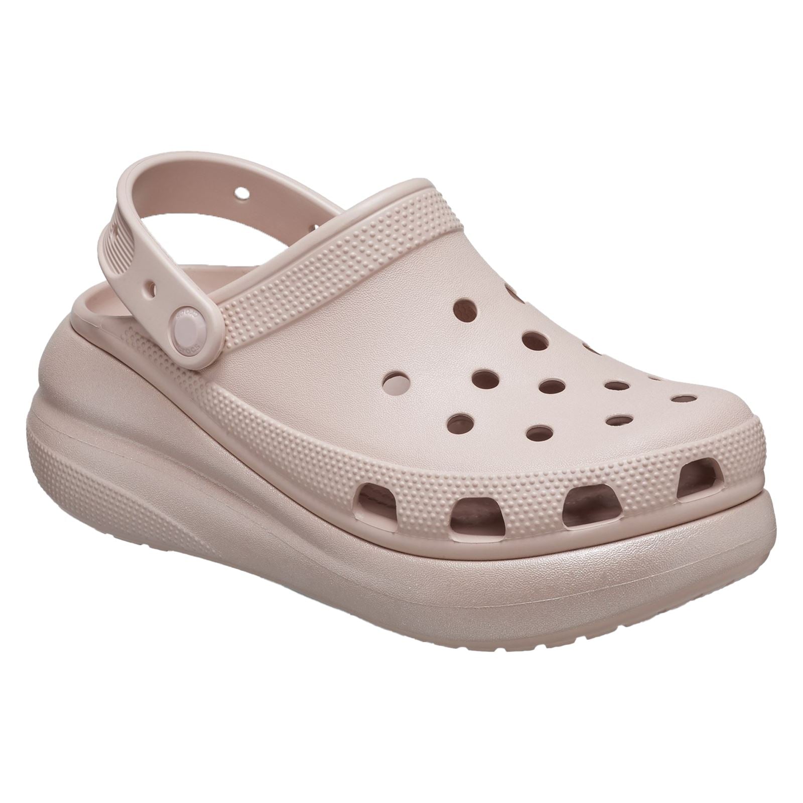 Crocs Classic Crush Synthetic Pink Clay Clogs