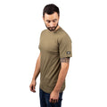 Caterpillar Essentials Short-sleeve Cotton Men's Green T-Shirt