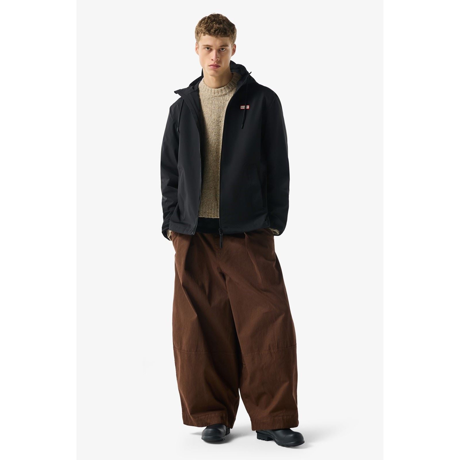 Hunter Original Mens Waterproof Men's Black Rain Jacket