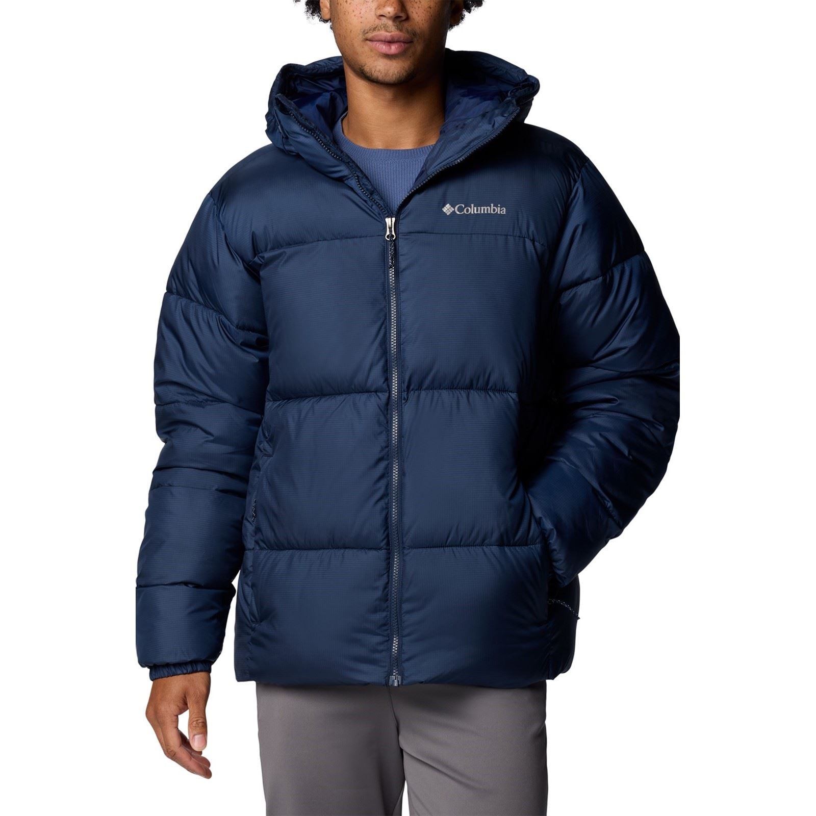 Columbia Puffect II Men's Blue Puffer Jacket