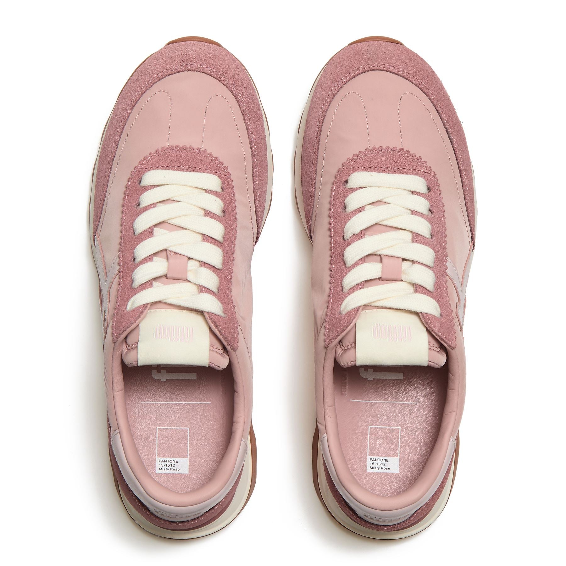 FitFlop X Pantone Retro-Q Suede Women's Rose Trainers