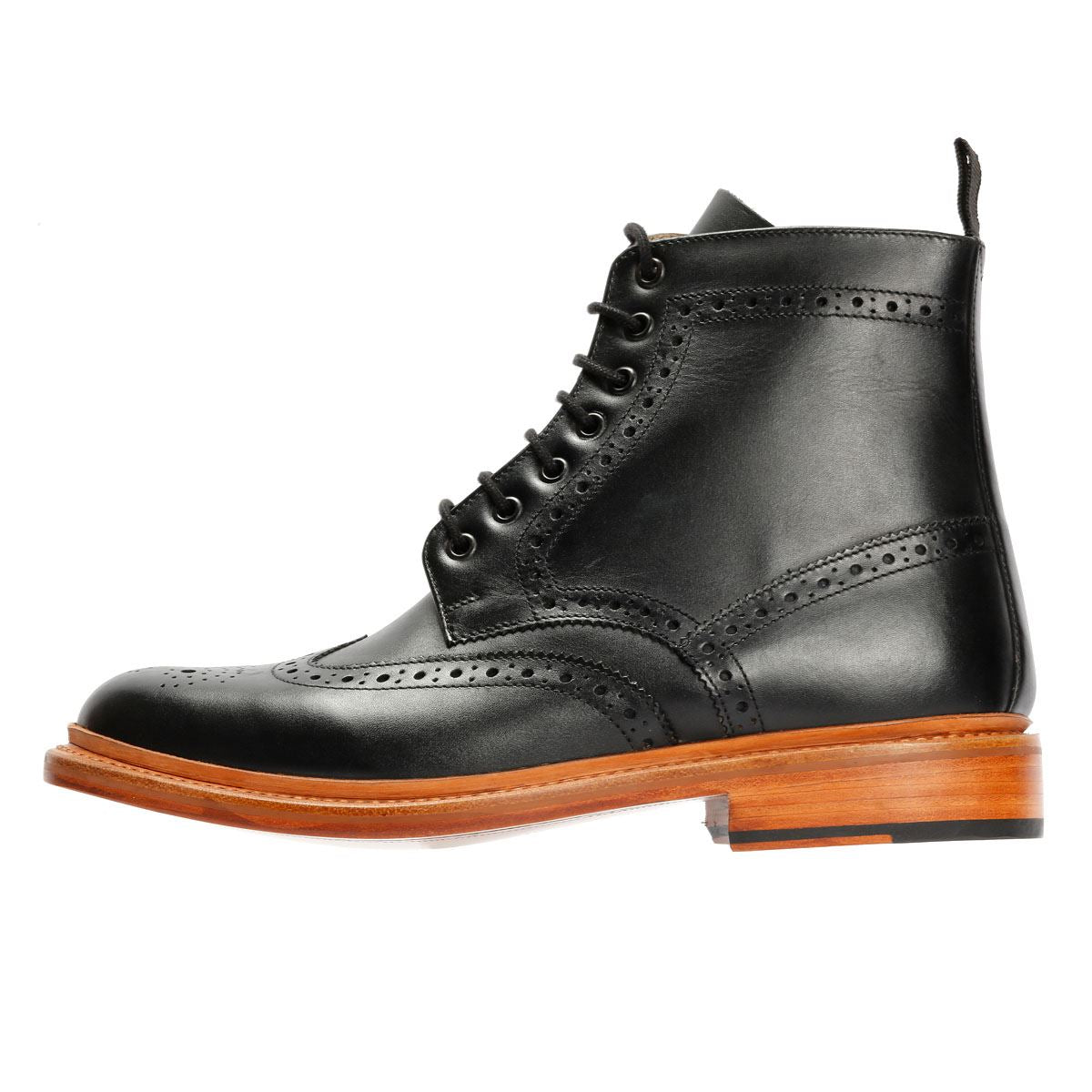 Chapman & Moore Walter Brogue Leather Men's Brown Boots