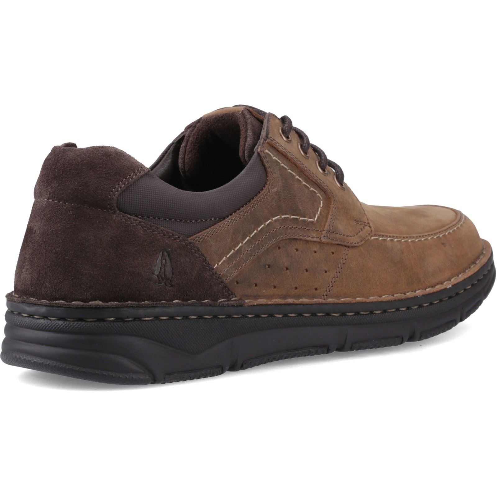 Hush Puppies Franklin Lace Up Leather Men's Tan Loafers