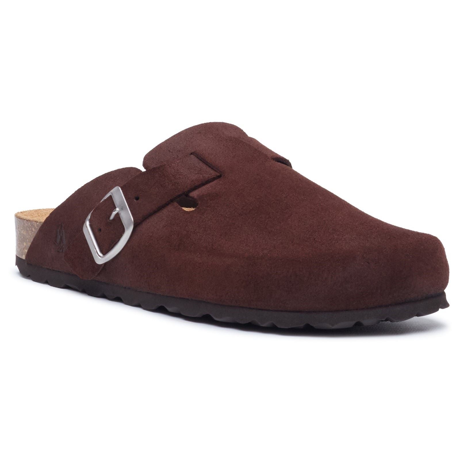 Hush Puppies Bailey Suede Women's Chocolate Mules