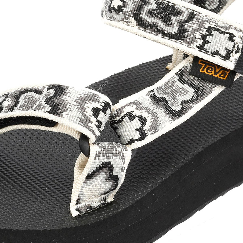Teva Midform Universal Women's Black/White Floral Sandals