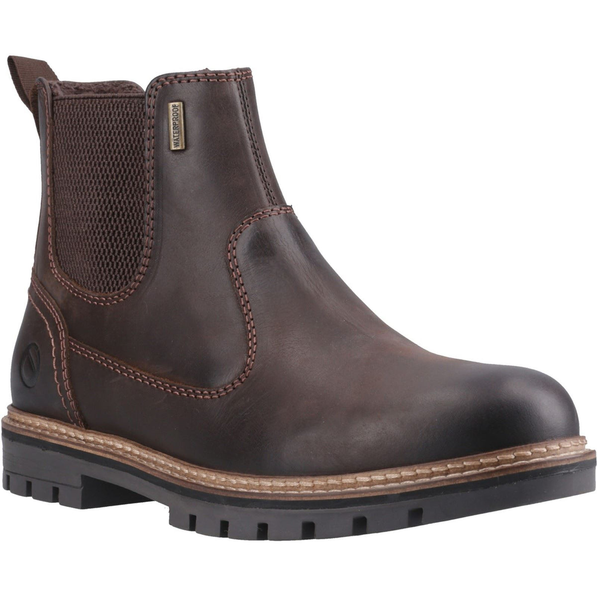 Cotswold Marsh Leather Men's Brown Ankle Boots