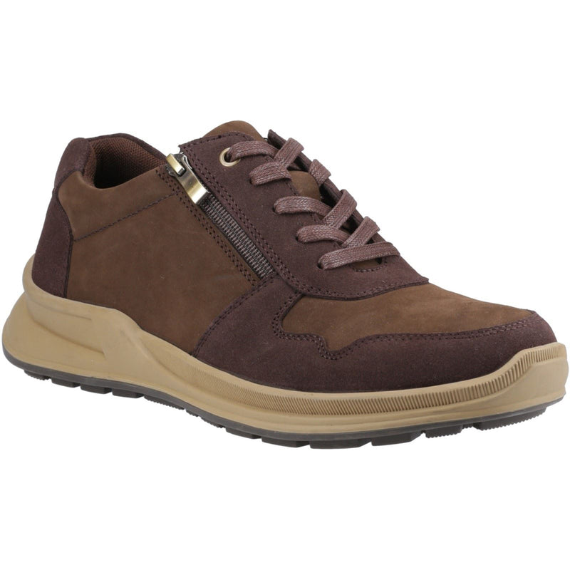 Hush Puppies Alexander Leather Men's Brown Lace-Up Shoes