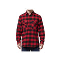 Hard Yakka Long Sleeve Check Flannel Cotton Men's Red Casual Shirt