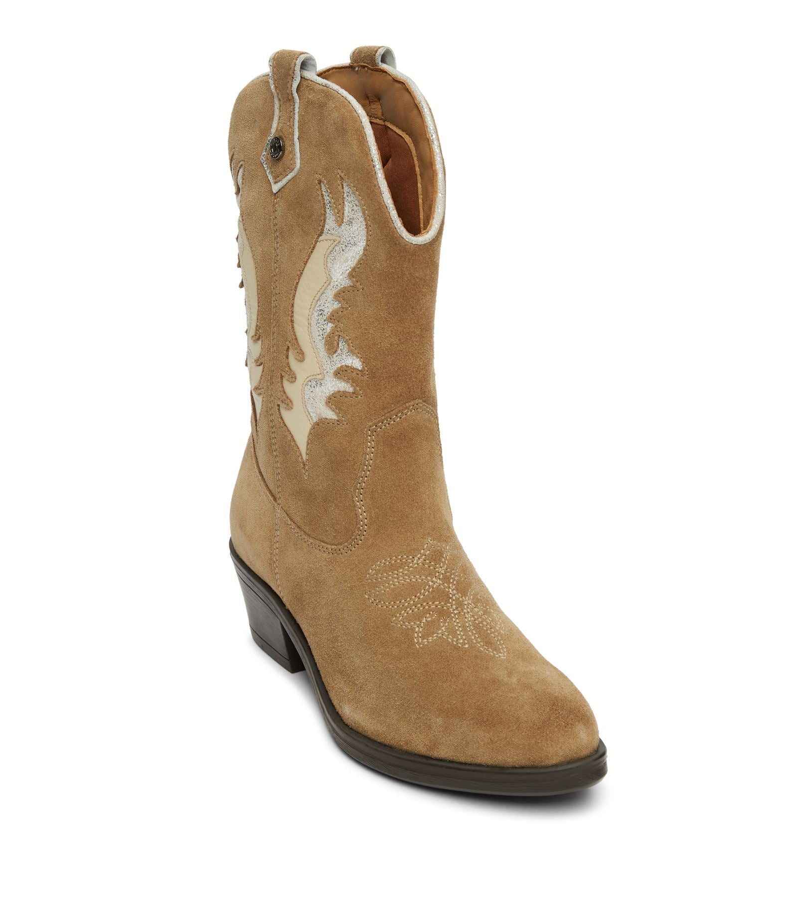 Osprey London The Louisville Leather/Suede Women's Mushroom Boots