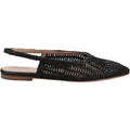 Hush Puppies Dalia Woven Leather Women's Black Flats