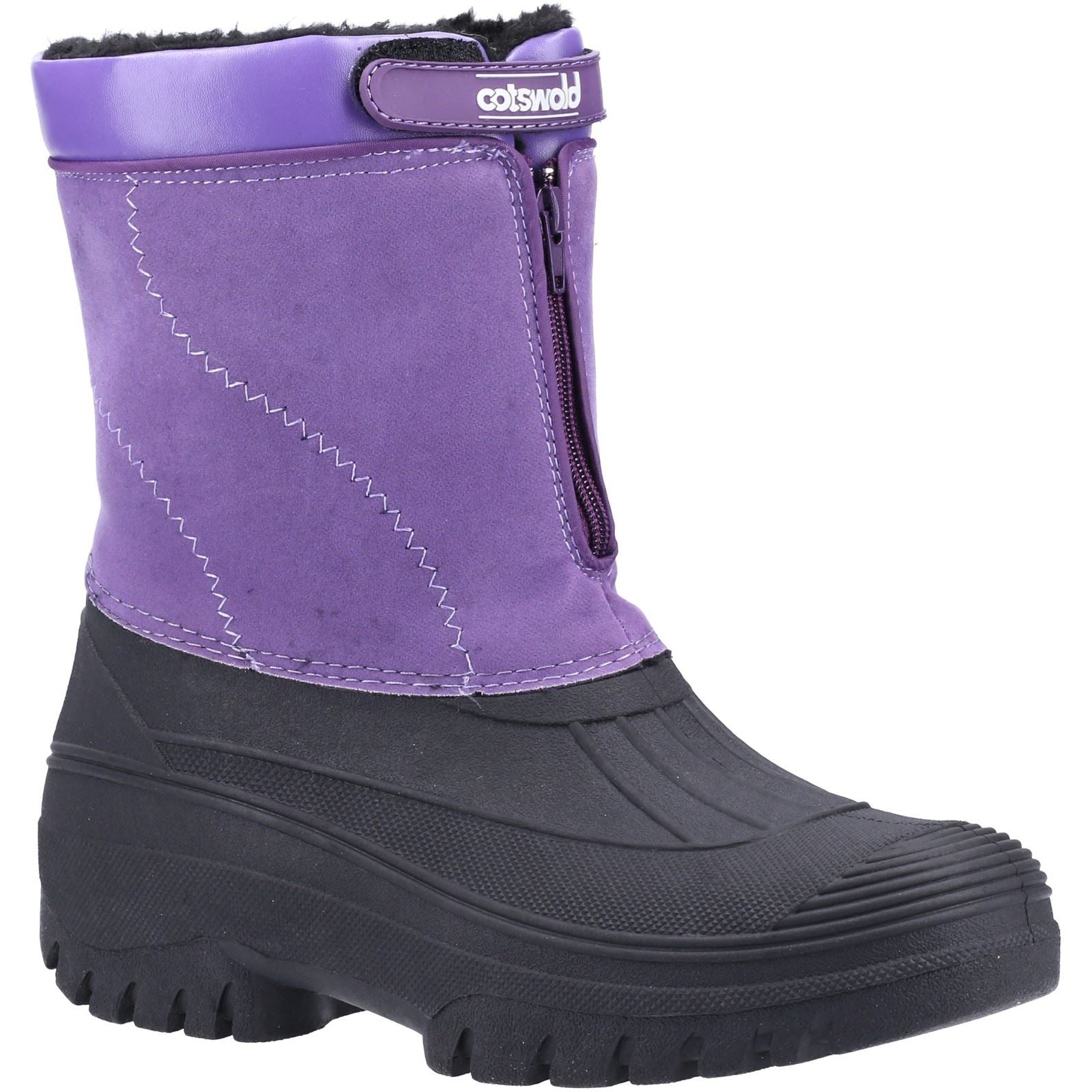 Cotswold Venture Synthetic Purple Wellington Boots
