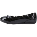 Hush Puppies Lillie Ballerina Patent Leather Girls's Black Ballet Flats