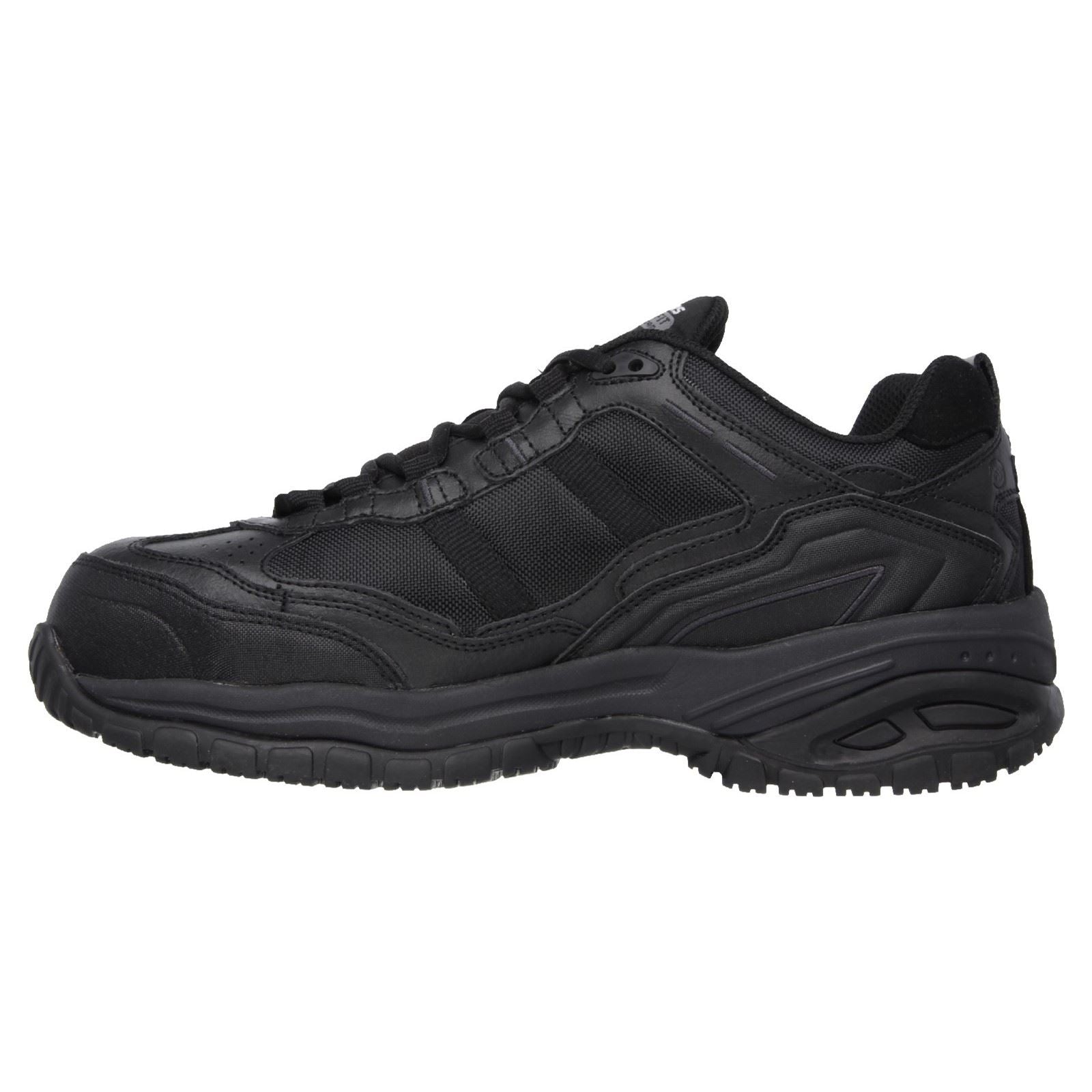 Skechers Workwear Soft Stride - Grinnell Suede Men's Black Safety Trainers