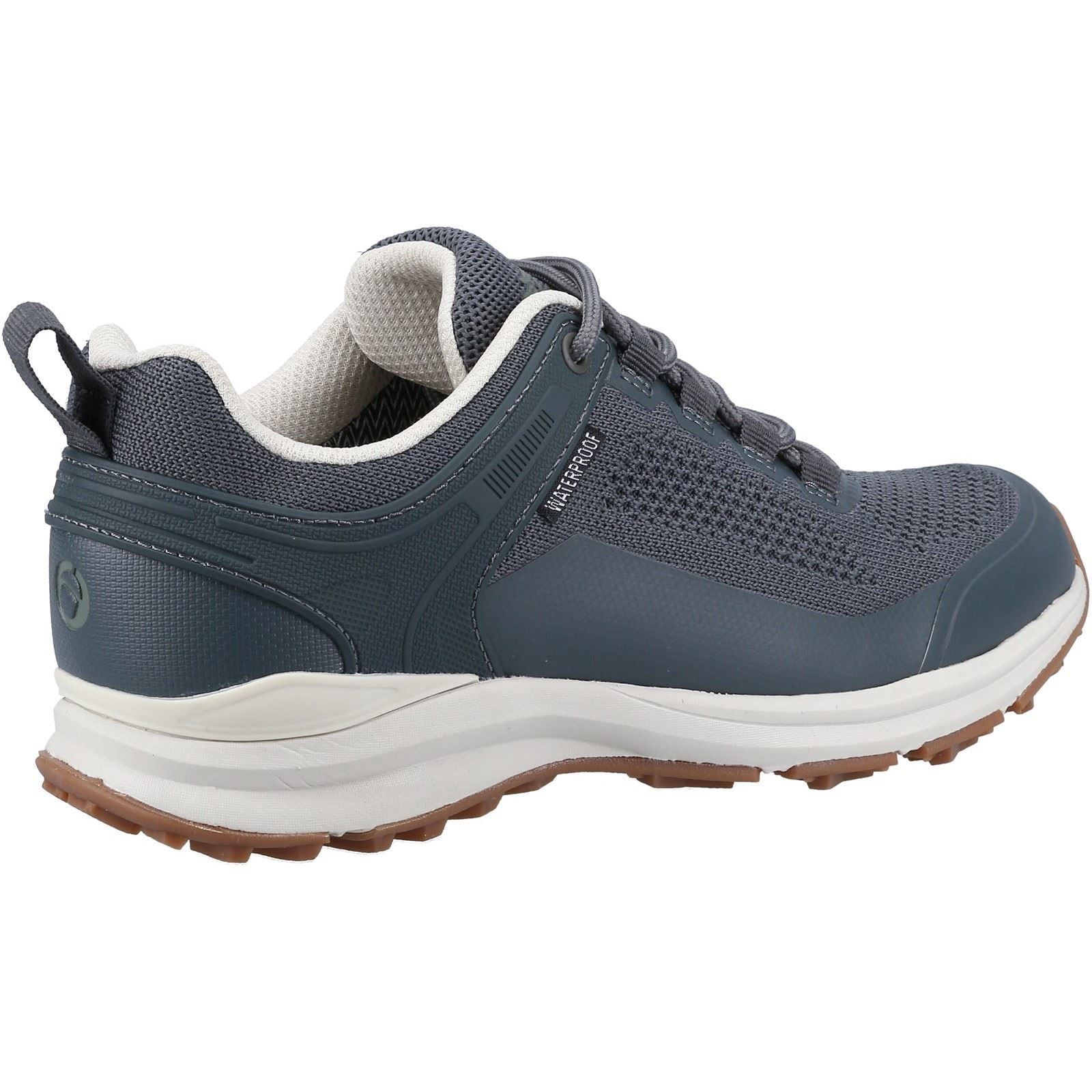 Cotswold Compton Recycled Plastic+Synthetic Pu Women's Grey Trainers