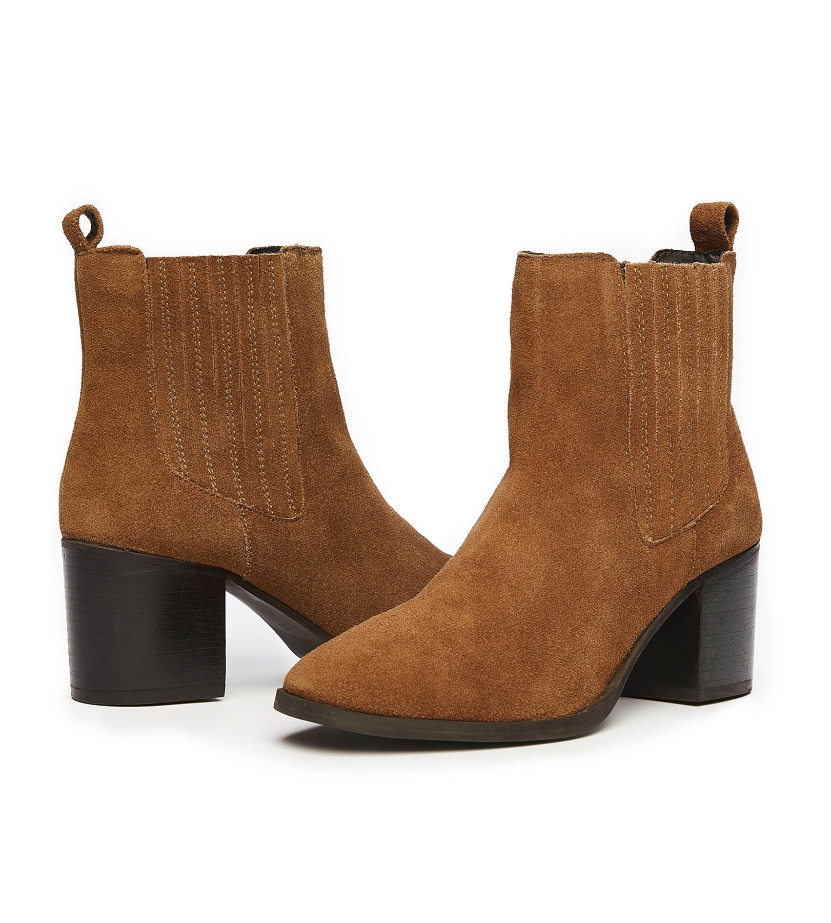 Osprey London The Naples Suede Women's Tan Boots