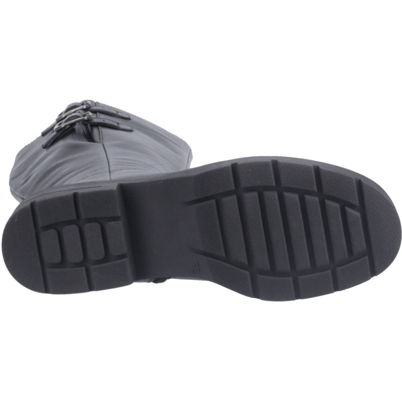 Hush Puppies Tallulah Leather Women's Black Boots