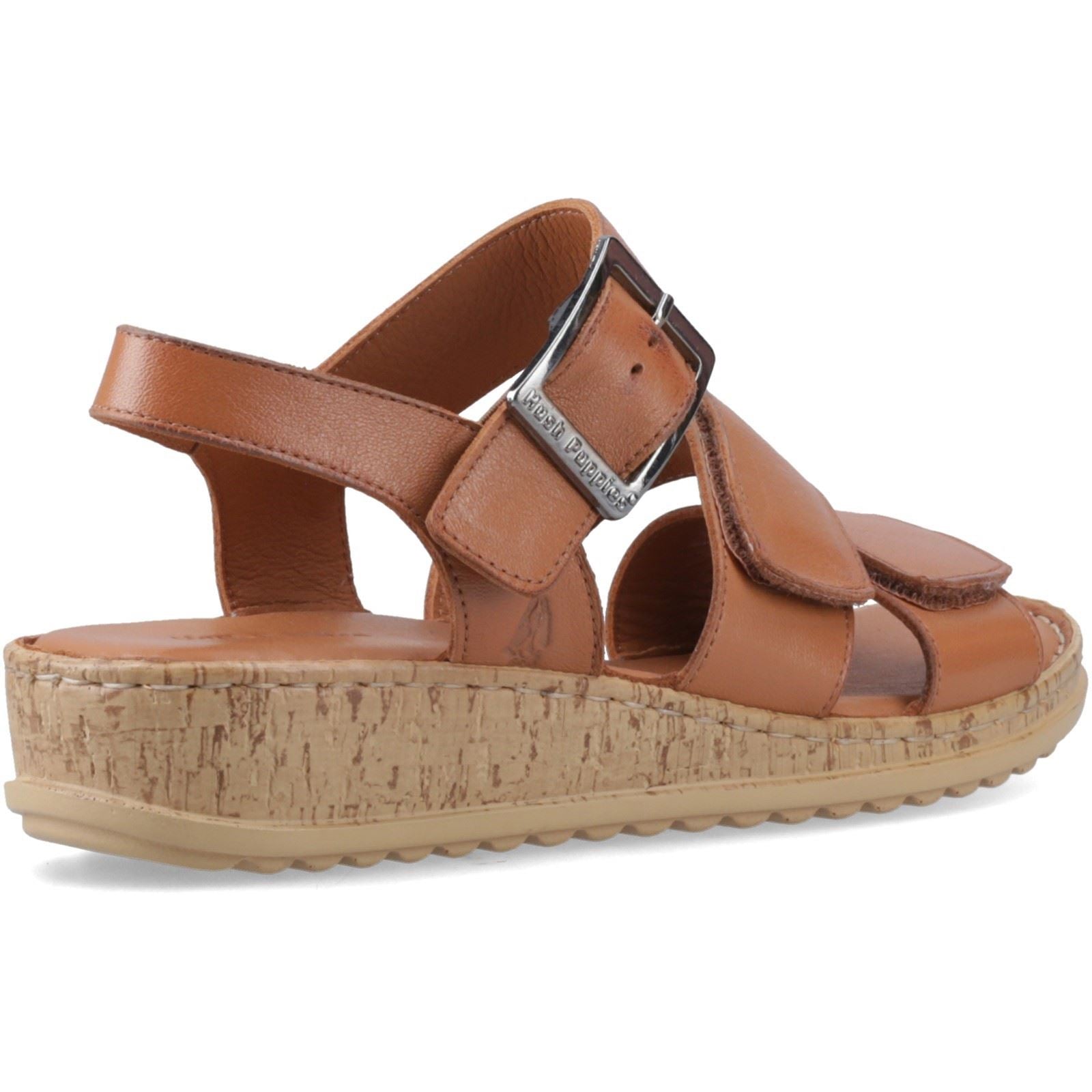 Hush Puppies Eliana Leather Women's Tan Sandals