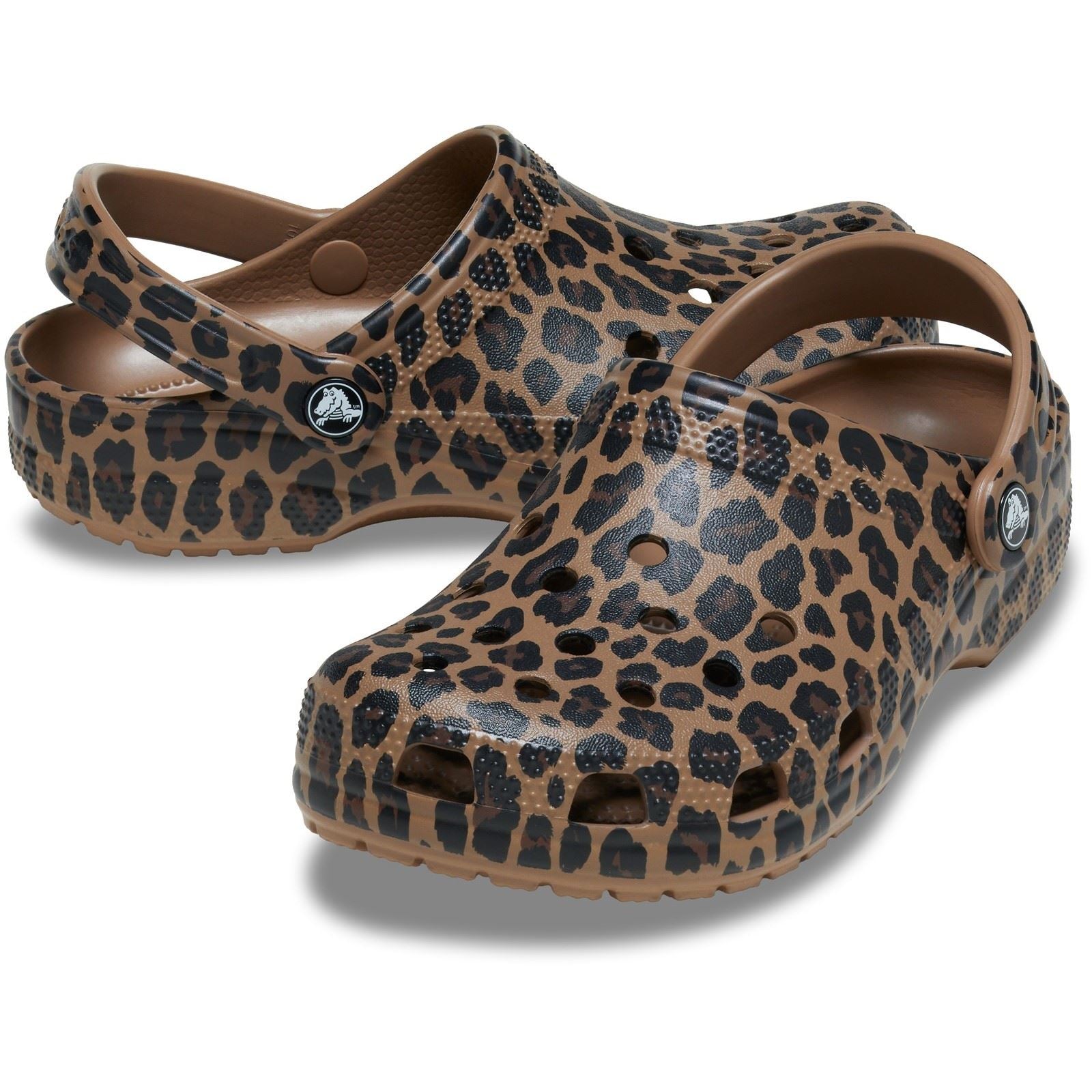 Crocs Classic Animal EVA Women's Sepia/Leopard Clogs