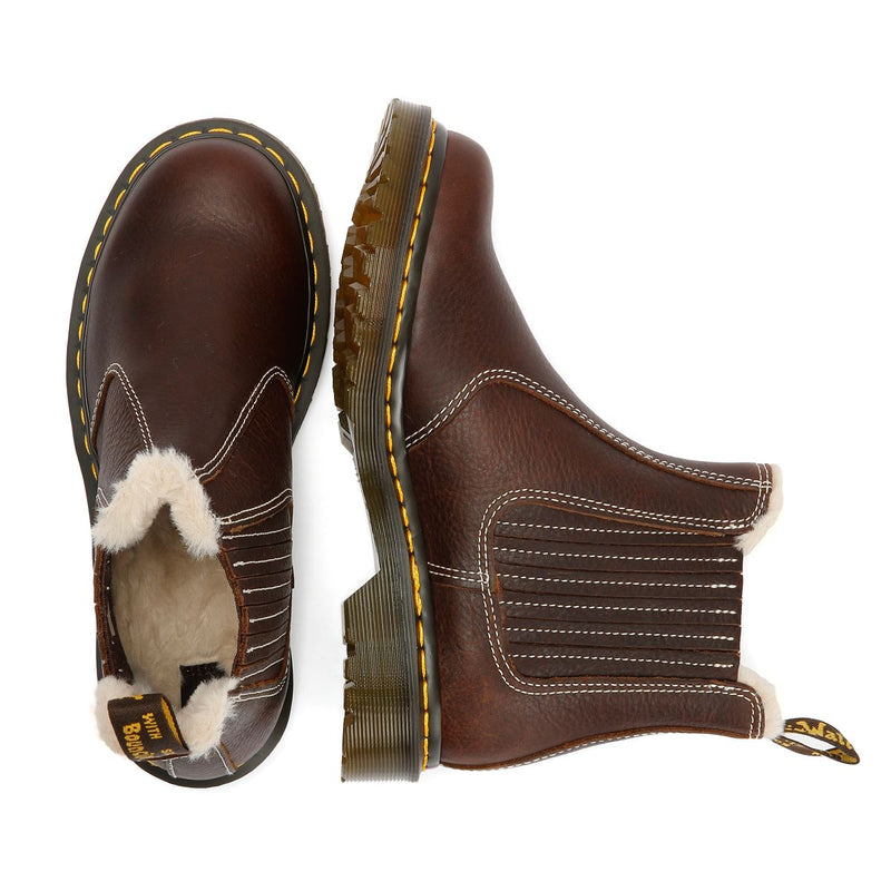 Dr. Martens 2976 Leonore II Chelsea Leather Women's Dark Brown Boots