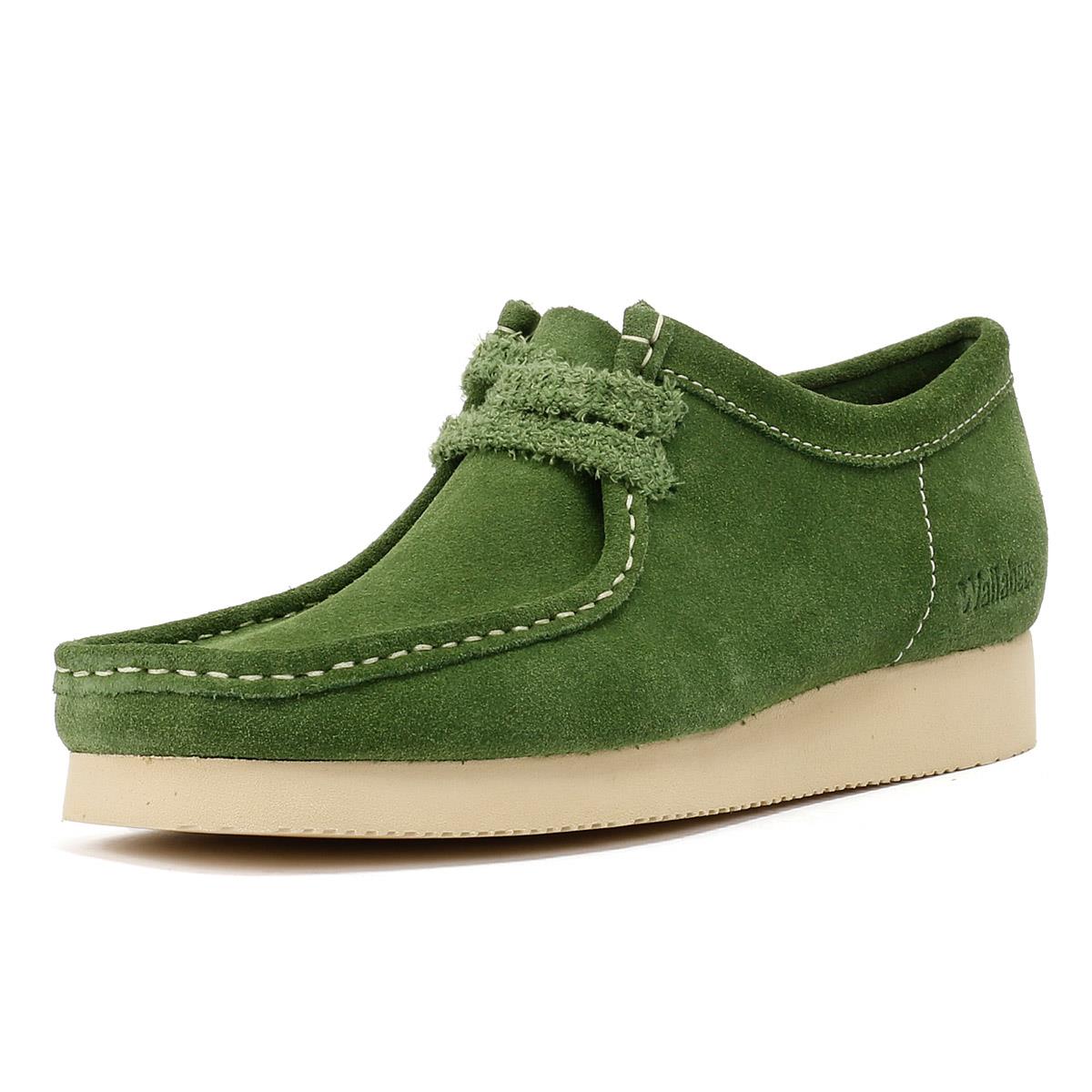 Clarks Originals Wallabee Day Suede Men's Green Shoes