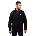 Caterpillar Cat Microfleece Quarter Zip Synthetic Men's Black Sweatshirt
