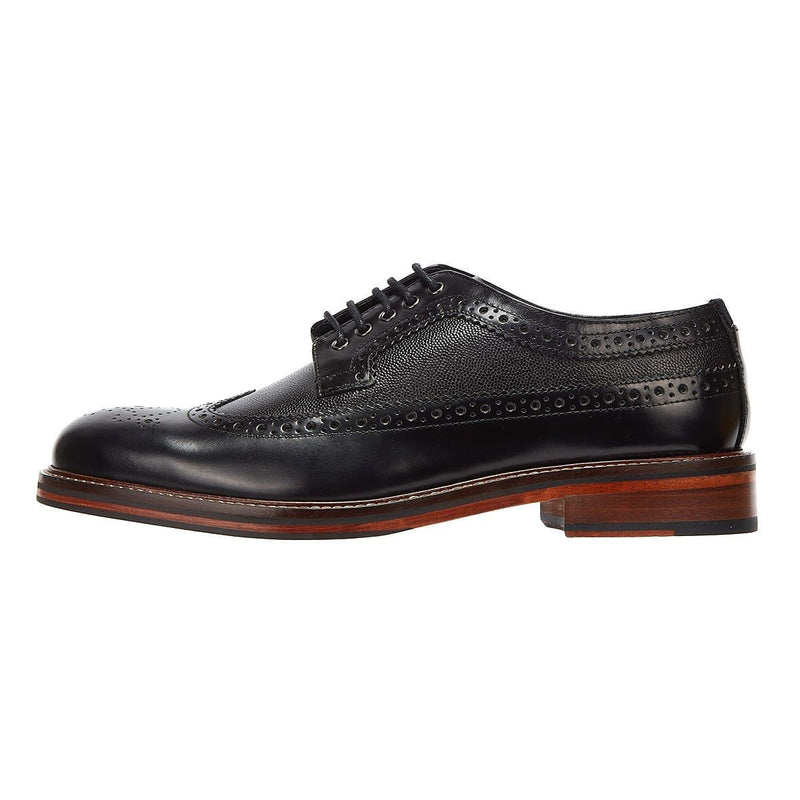 Ben Sherman Archie Brogue Leather Men's Black Lace-Up Shoes
