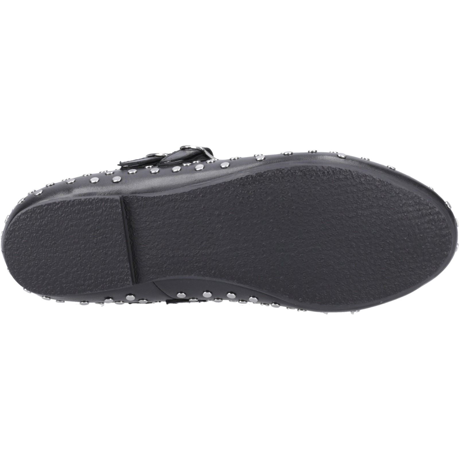 Hush Puppies Nixie Leather Women's Black Shoes