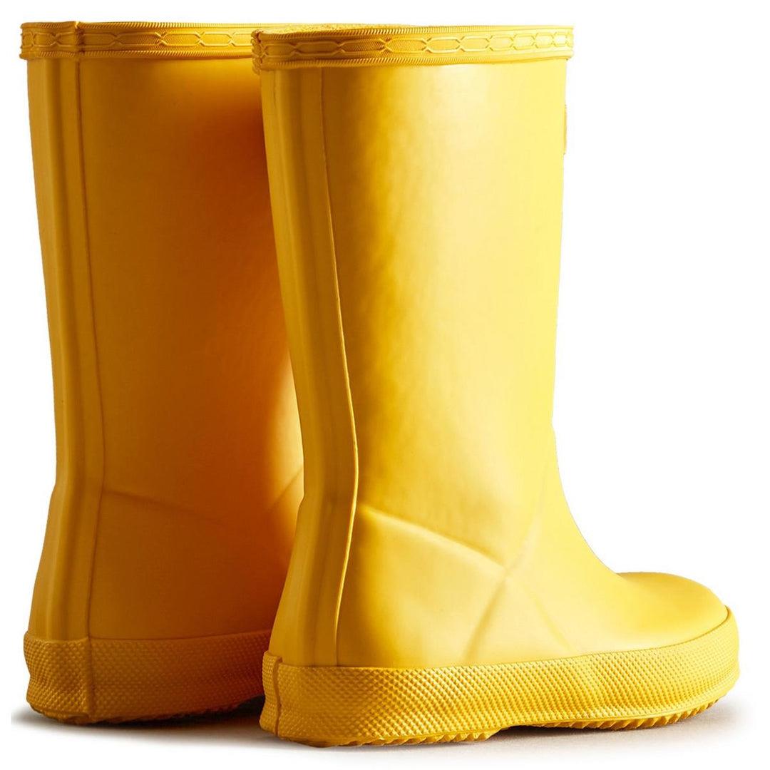 Hunter Kids First Boot Rubber Kid's Hunter Yellow Wellington Boots