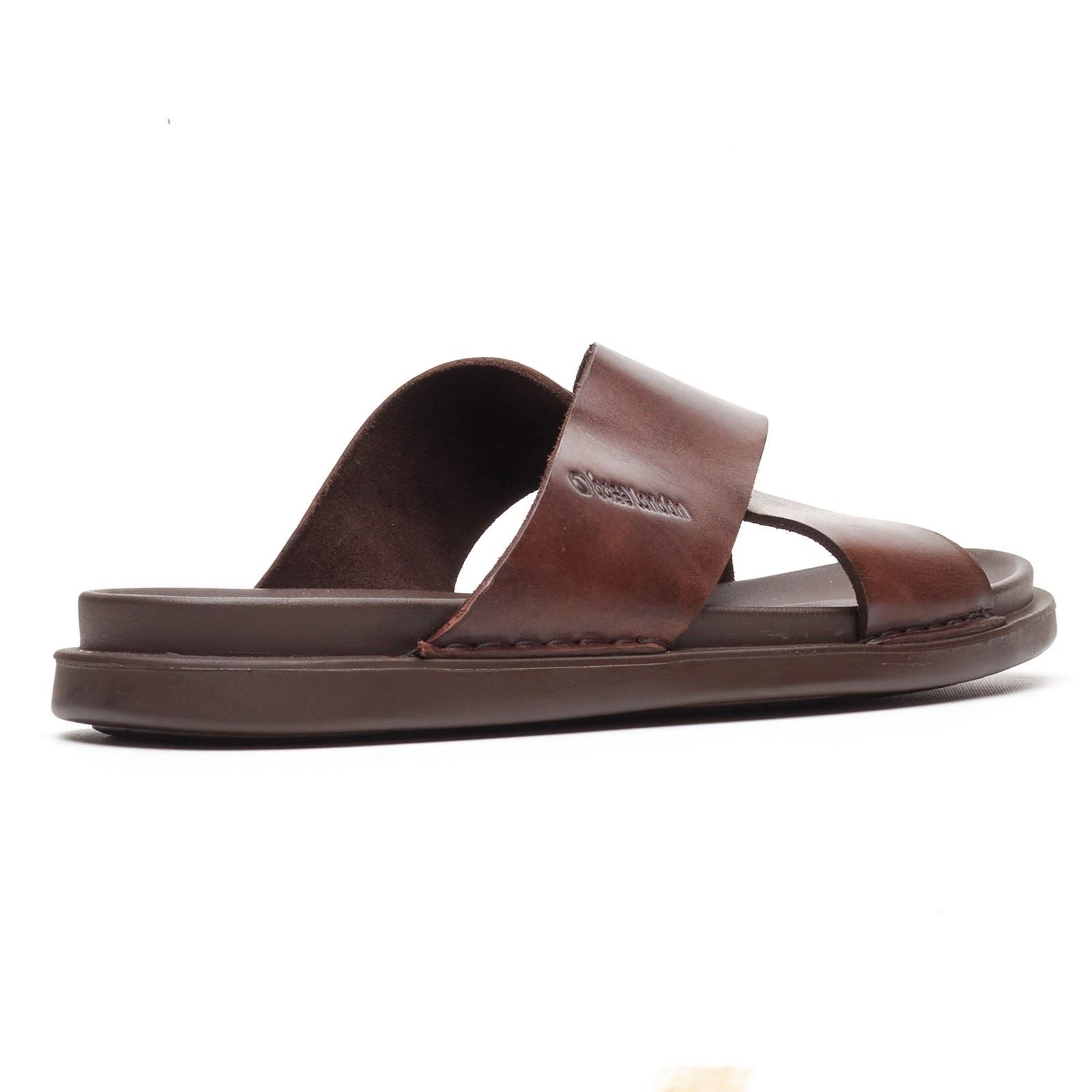 Base London Drift Leather Men's Brown Sandals