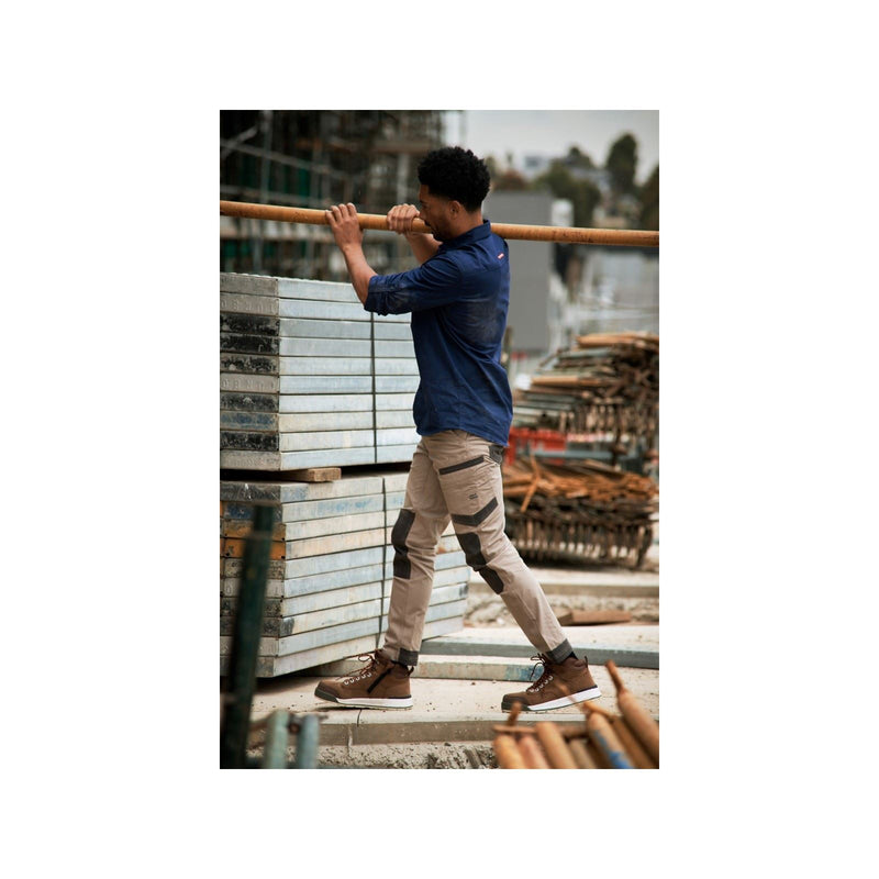 Hard Yakka Raptor Active Cotton Men's Tan Outdoor Trousers