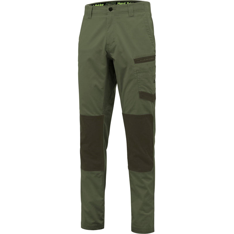 Hard Yakka Raptor Active Cotton Men's Green Outdoor Trousers