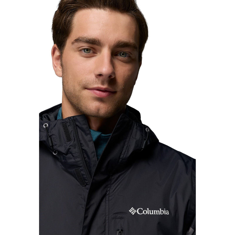 Columbia Pouring Adventure III Jacket Men's Black Rain Jacket