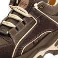 Buffalo 1339-14 Leather Women's Brown/Beige Trainers