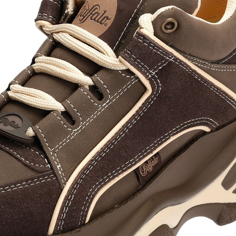 Buffalo 1339-14 Leather Women's Brown/Beige Trainers