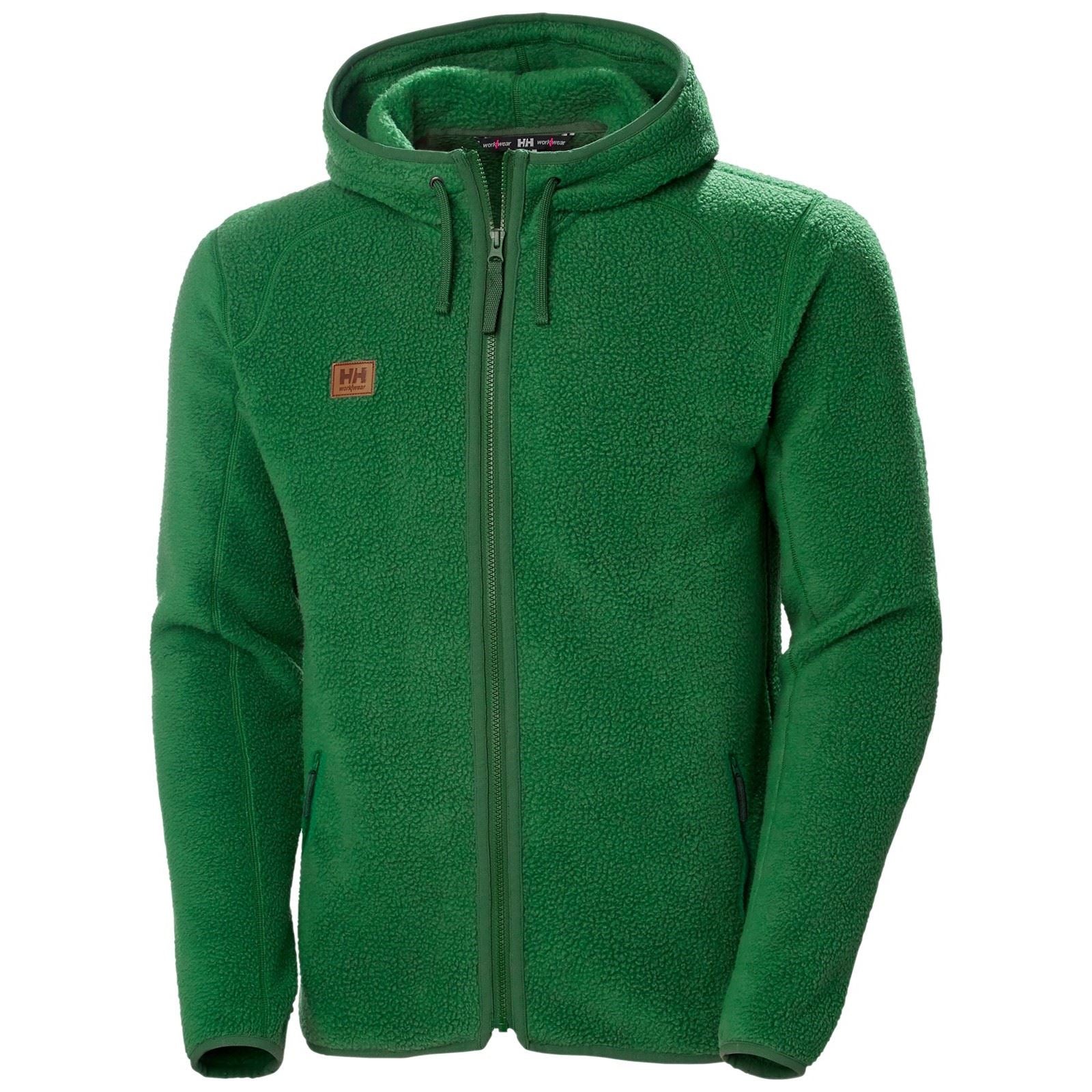 Helly Hansen Workwear Heritage Pile Hoodie Men's Green Fleece Jacket