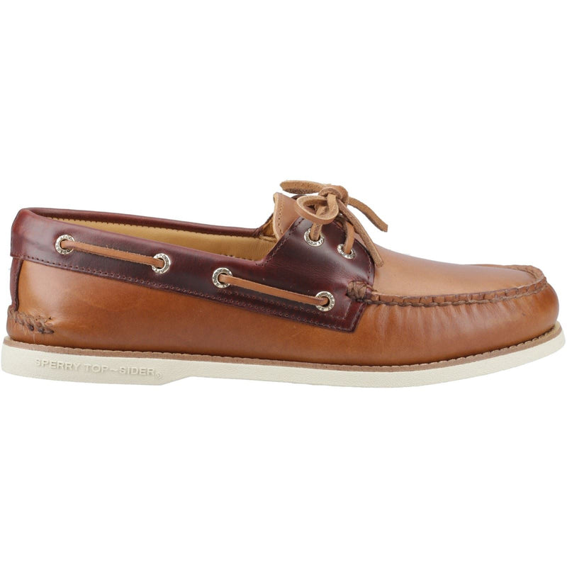 Sperry Authentic Gold Cup Leather Men's Tan/Brown Boat Shoes