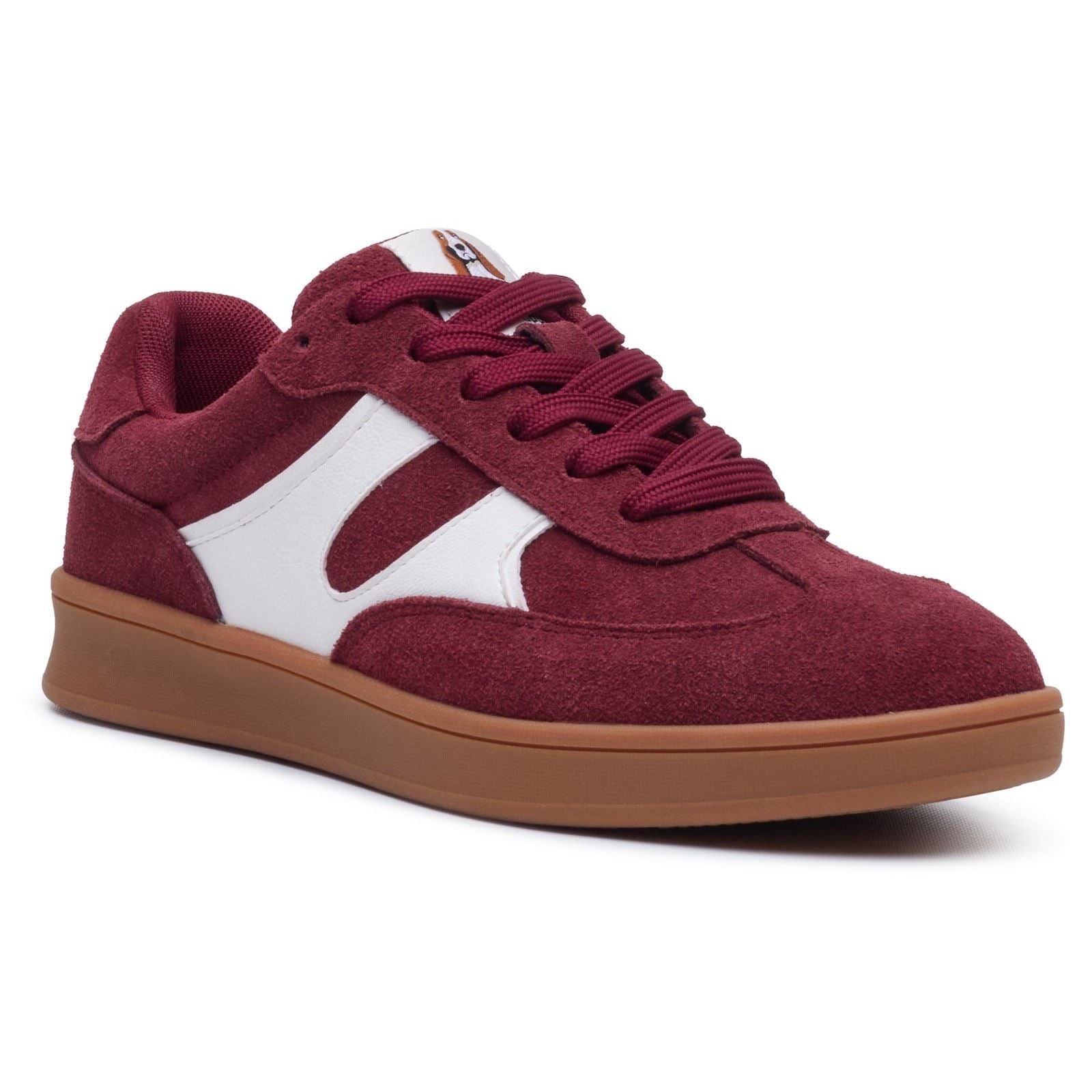 Hush Puppies Maura Suede Women's Bordeaux Trainers