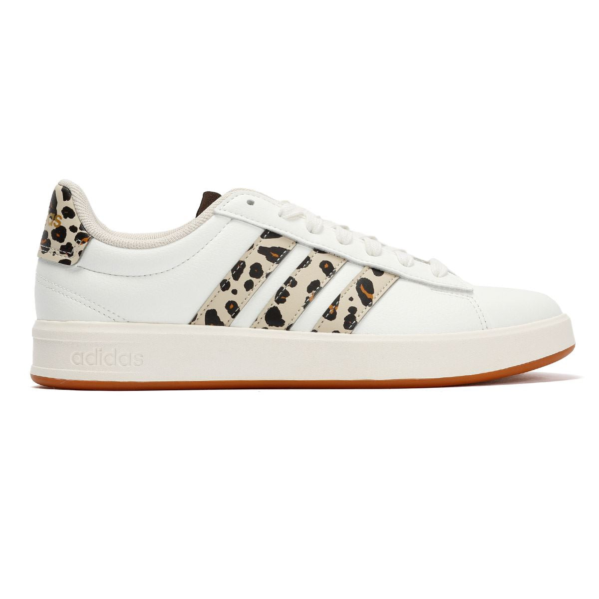 Adidas Grand Court 3.0 Women's Cream/Leopard Trainers