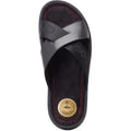 Base London Webb Leather Men's Black Sandals