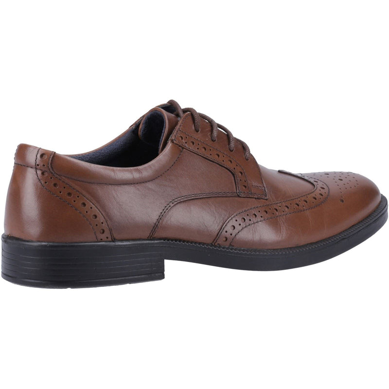 Hush Puppies Nolan Leather Men's Tan Brogues Shoes