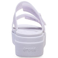 Crocs Brooklyn Buckle Low Wedge Women's Purple Moon Sandals