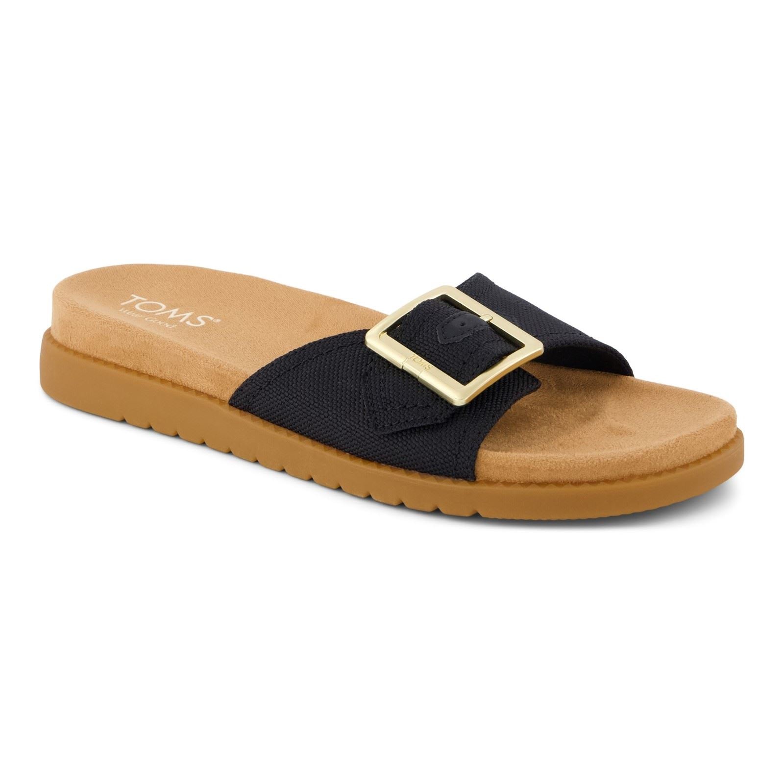 TOMS Marin Textile Women's Black Sandals