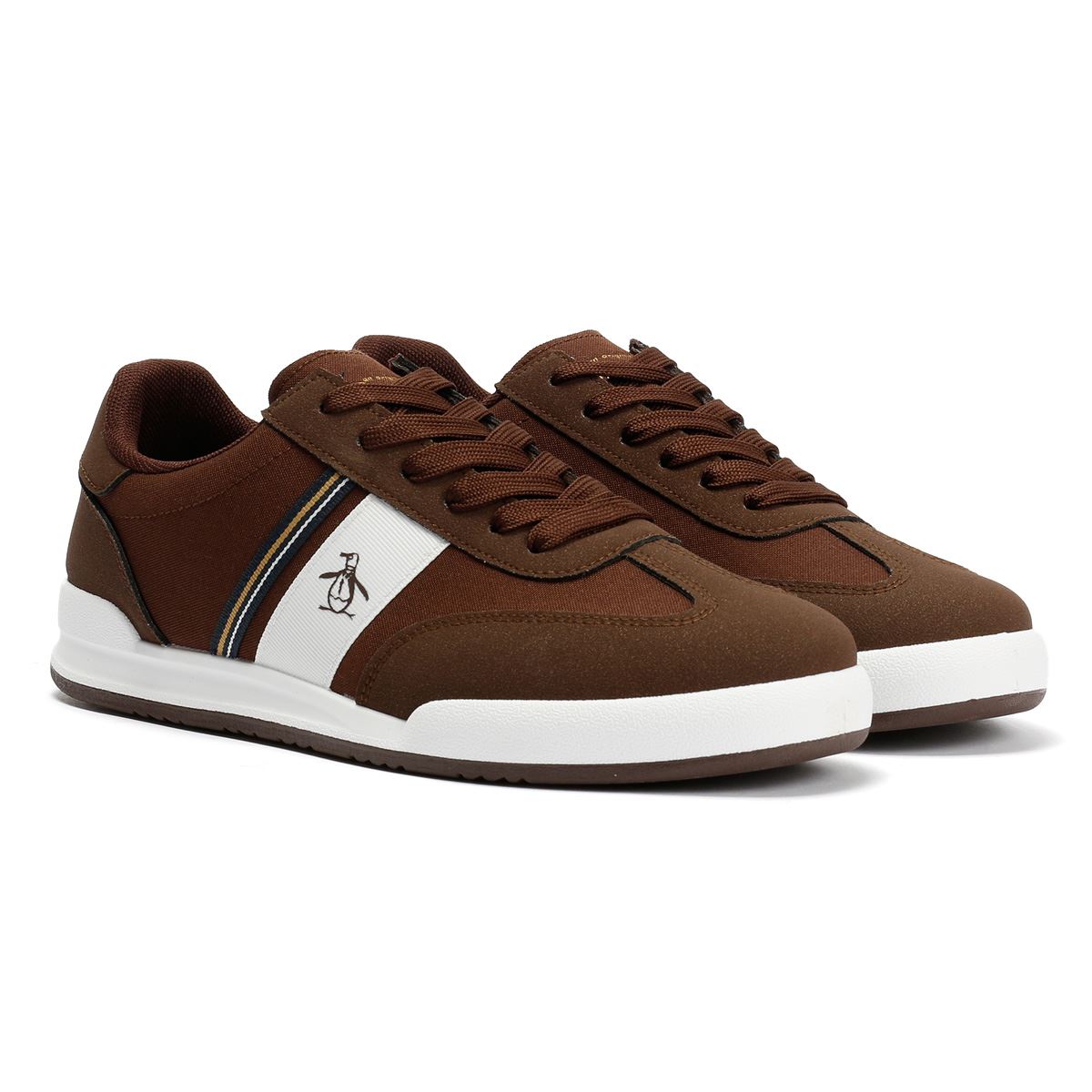 Penguin Gaz Men's Chocolate Trainers