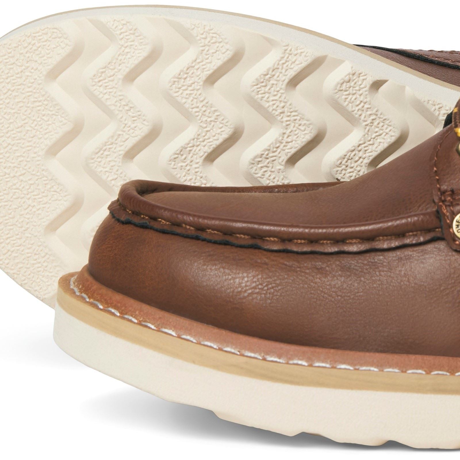 Jack & Jones Archway Moc Polyurethane Men's Cognac Ankle Boots