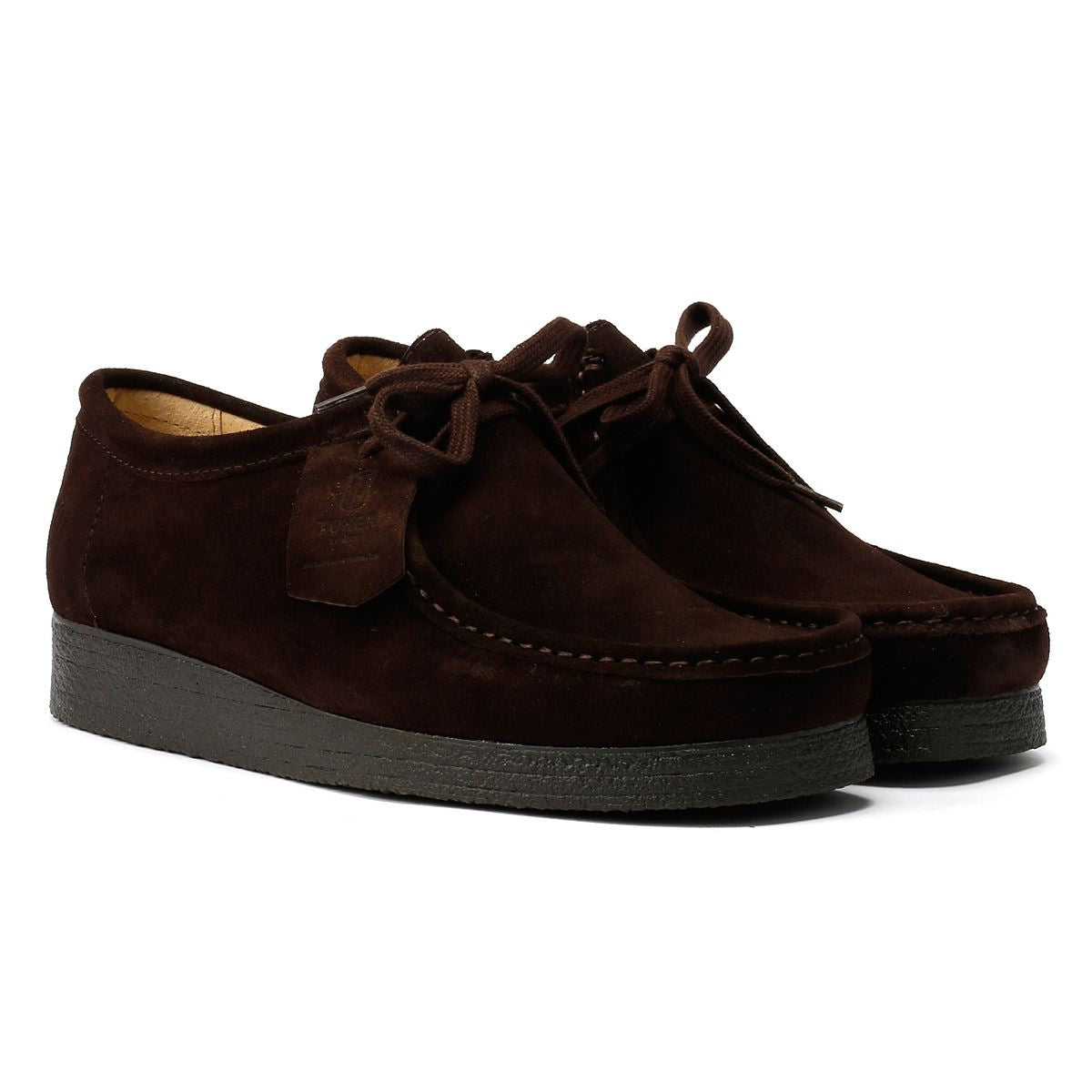 Tower London Apache Suede Men's Dark Brown Shoes