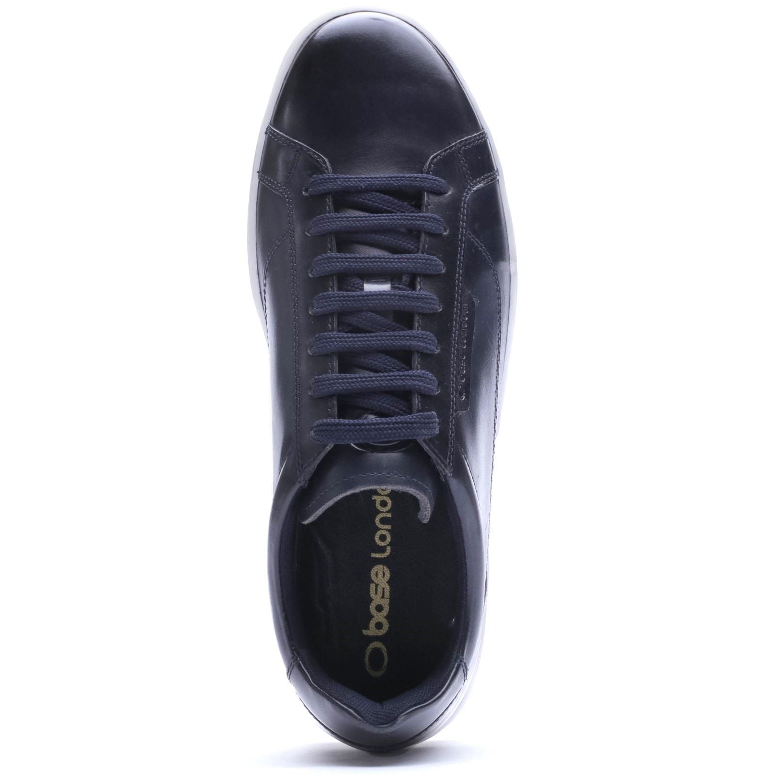 Base London Zammo Leather Men's NAVY Trainers