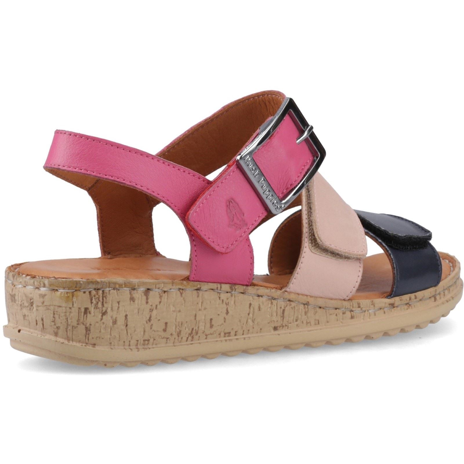 Hush Puppies Eliana Leather Women's Fuchsia Standard Sandals