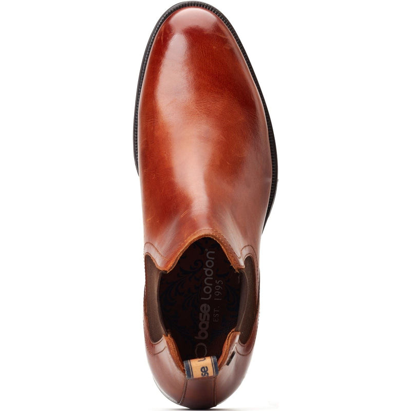 Base London Whittle Leather Men's Burnt Tan Boots