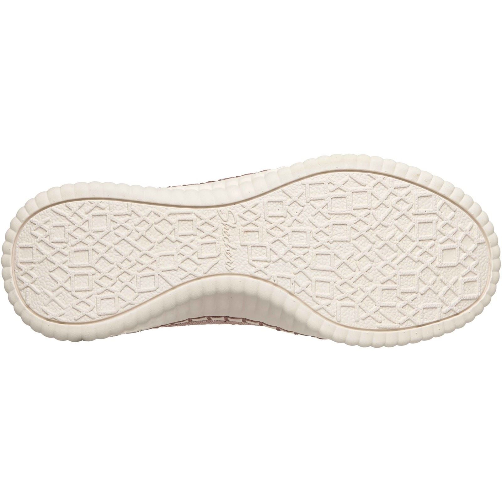 Skechers Wilshire Boulevard Polyester Women's Mauve Trainers